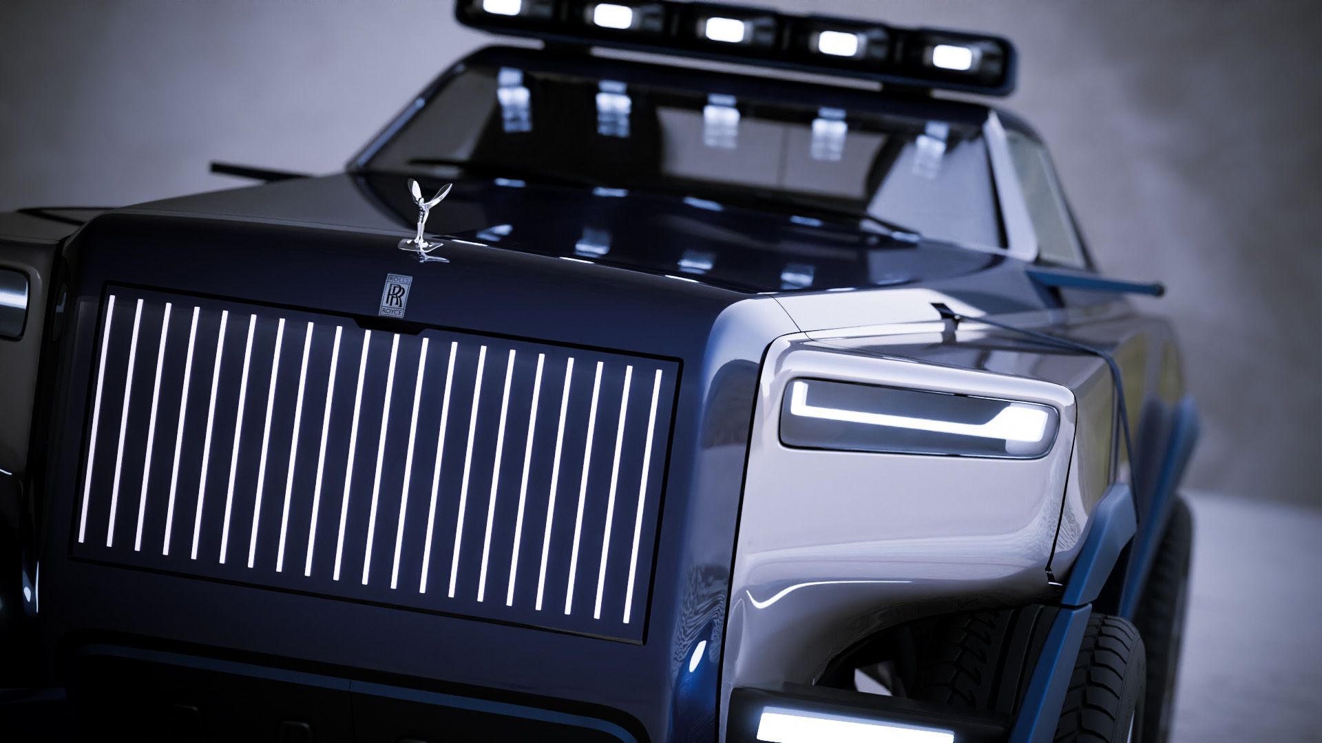 Rolls-Royce Britannia Pickup By Design Student Looks Worthy Of The Spirit Of Ecstasy