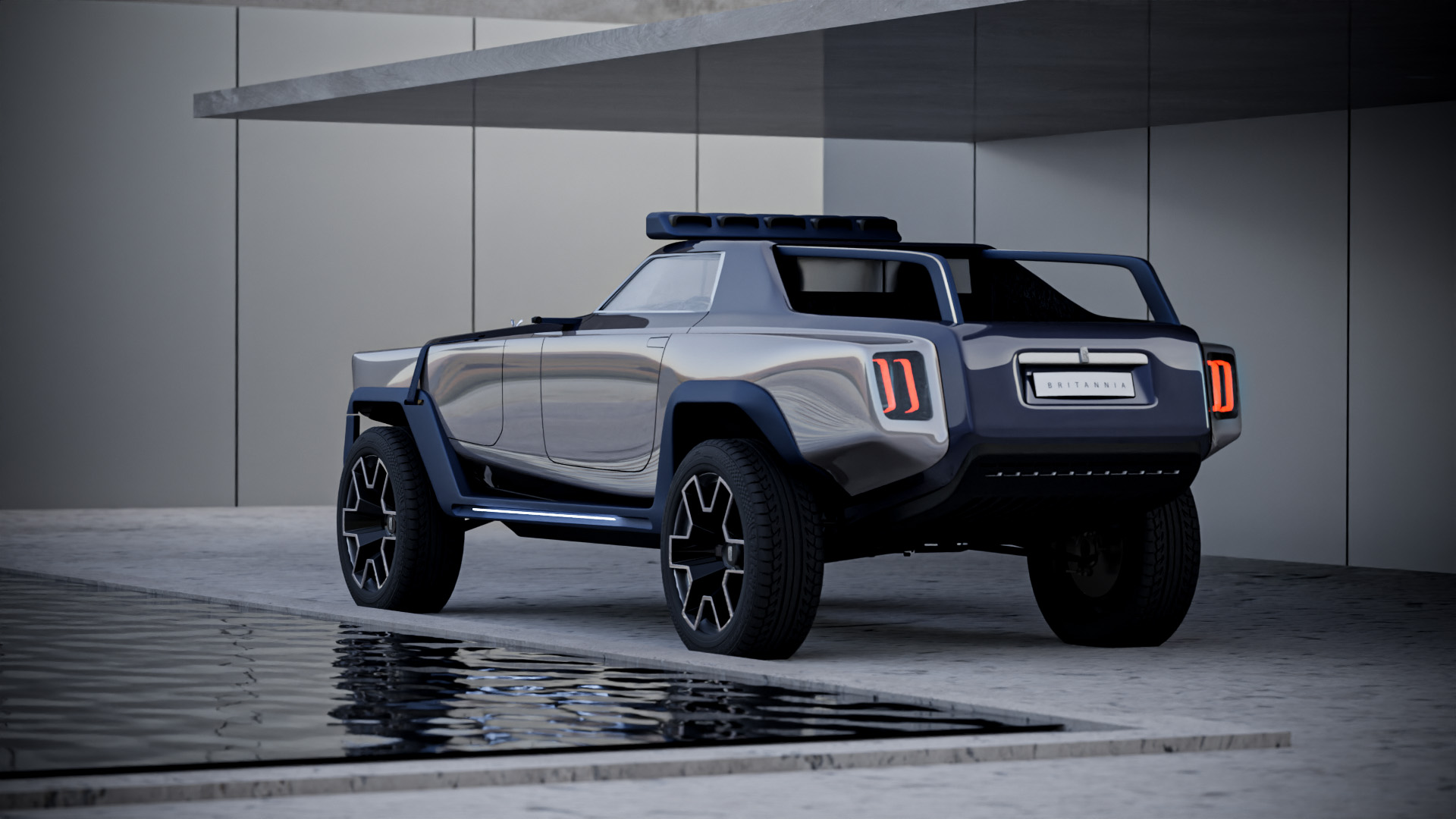 Rolls-Royce Britannia Pickup By Design Student Looks Worthy Of The Spirit Of Ecstasy