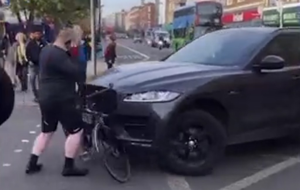  London Cyclist Explains Why He Challenged An SUV Before It Crunched His Bike