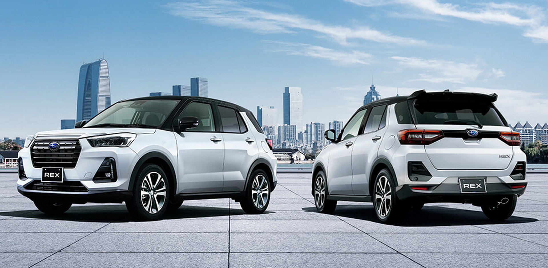 Subaru Rex Is A Triplet To The Daihatsu Rocky And Toyota Raize Urban SUVs