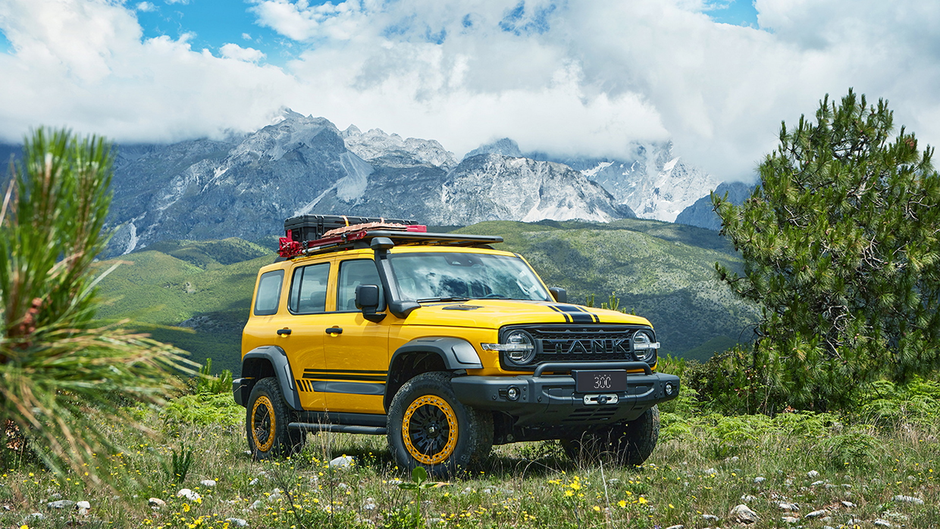 Tank 300 Frontier Edition Tastefully Combined With An Off-Road E-Bike