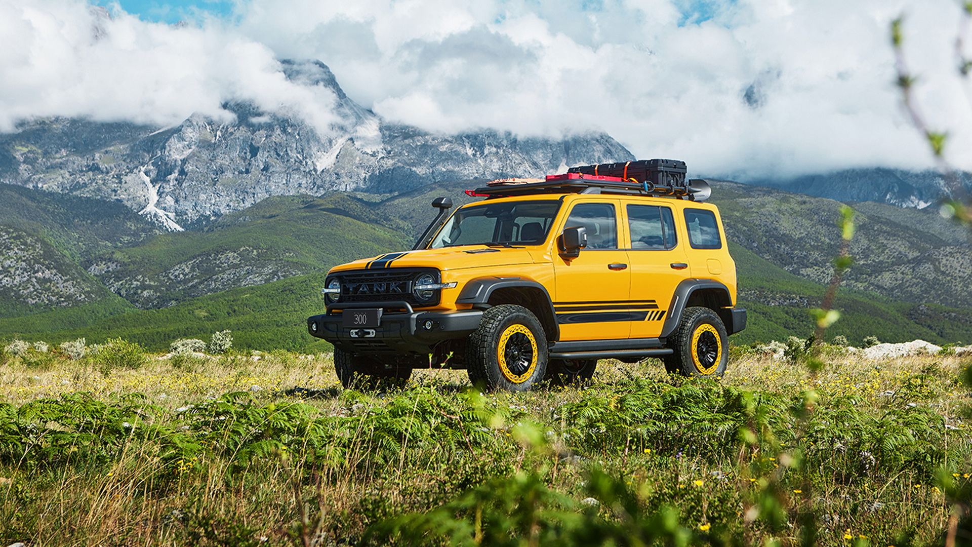 Tank 300 Frontier Edition Tastefully Combined With An Off-Road E-Bike