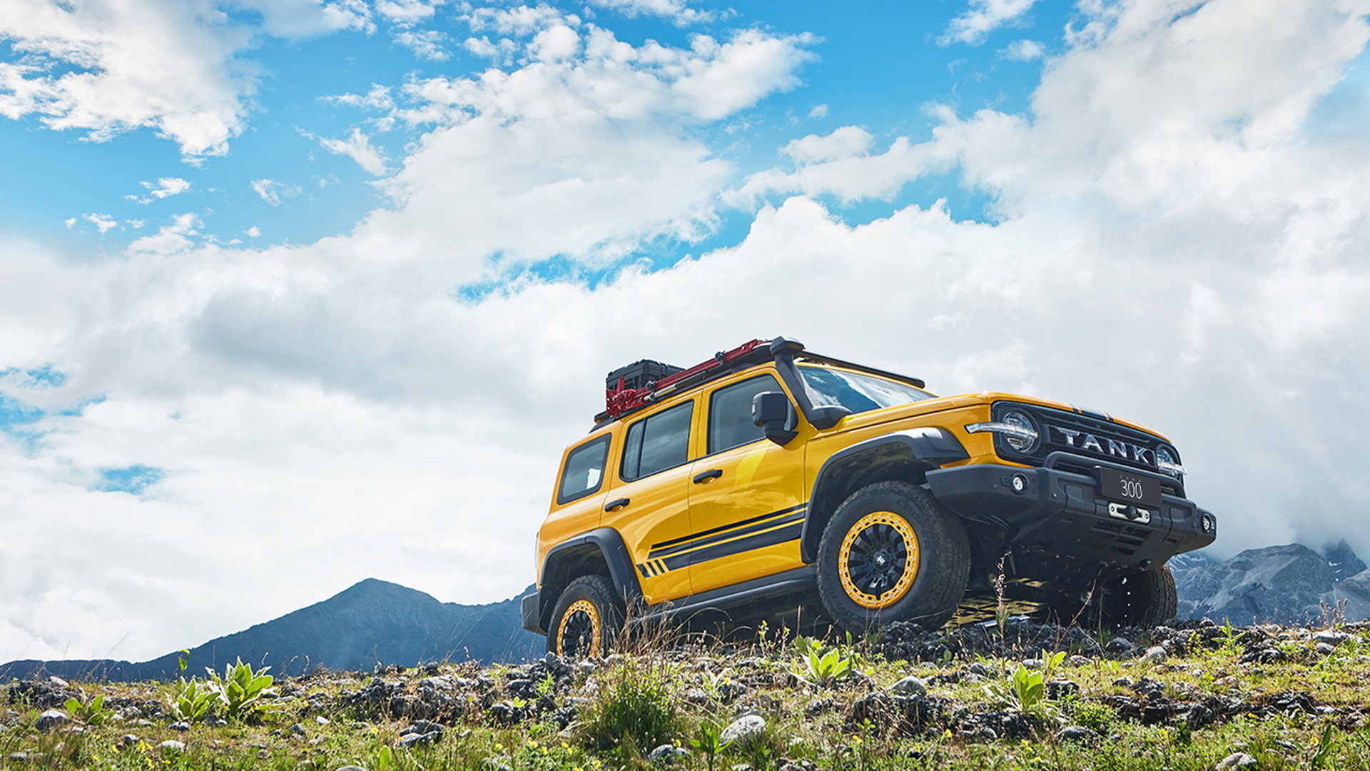 Tank 300 Frontier Edition Tastefully Combined With An Off-Road E-Bike