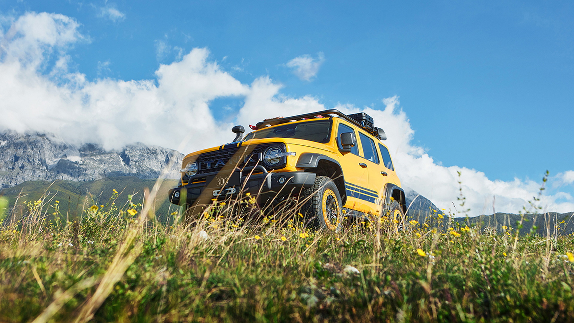 Tank 300 Frontier Edition Tastefully Combined With An Off-Road E-Bike