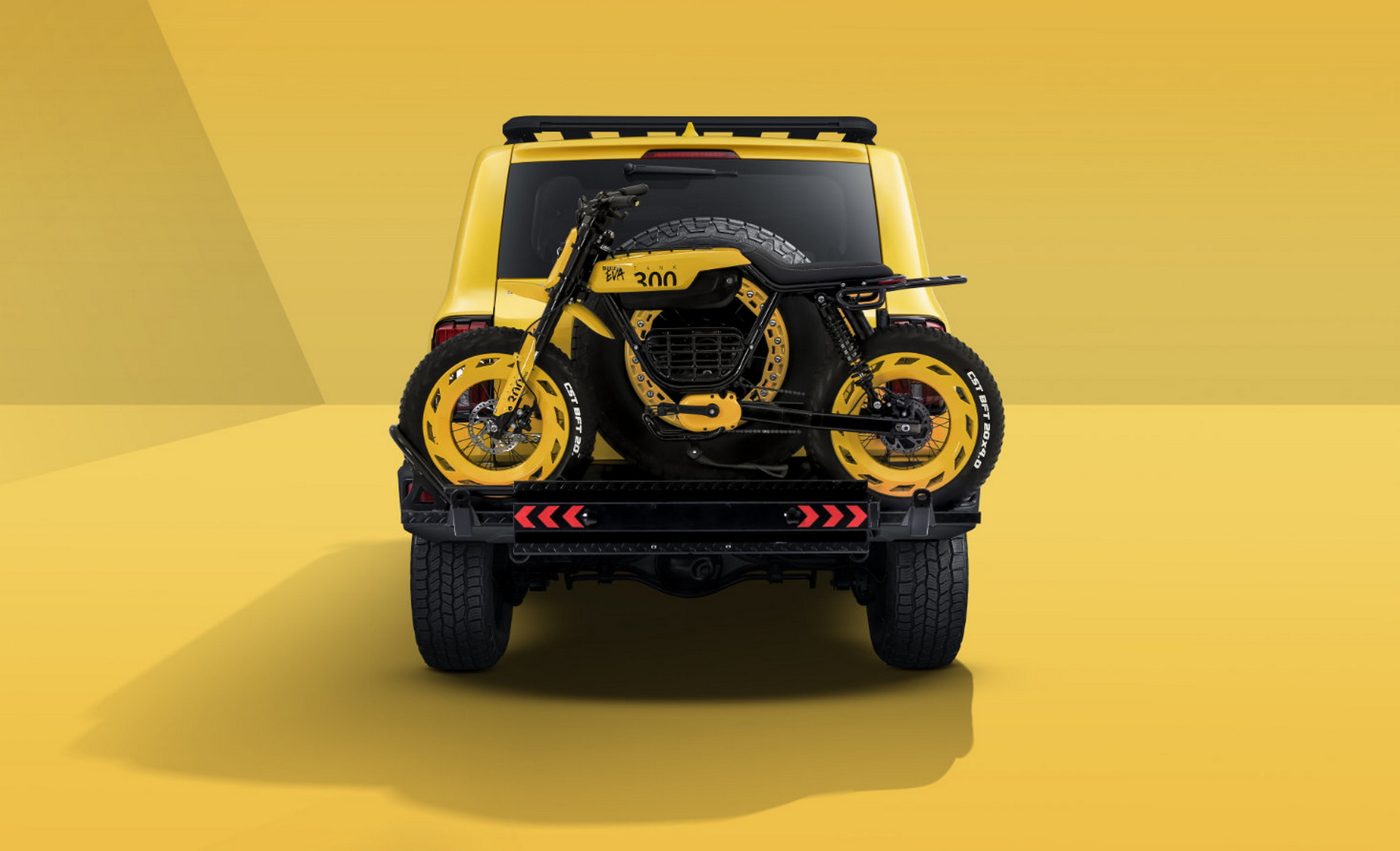 Tank 300 Frontier Edition Tastefully Combined With An Off-Road E-Bike