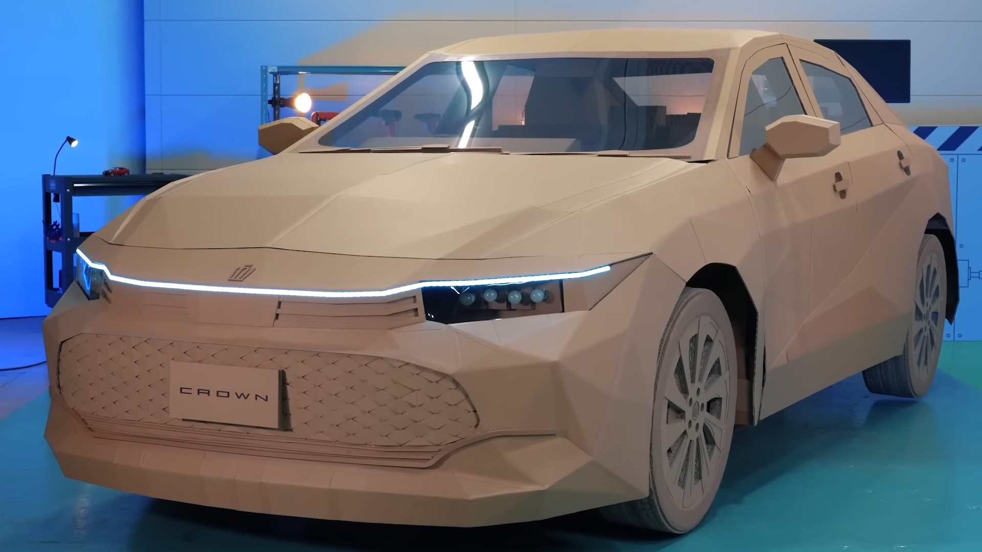YouTuber Recreates The Toyota Crown Out Of Cardboard