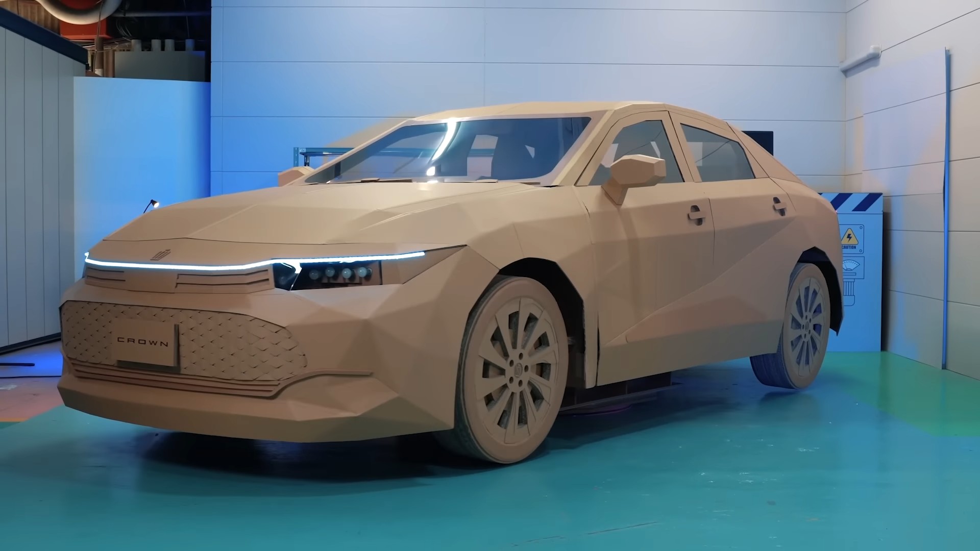 YouTuber Recreates The Toyota Crown Out Of Cardboard