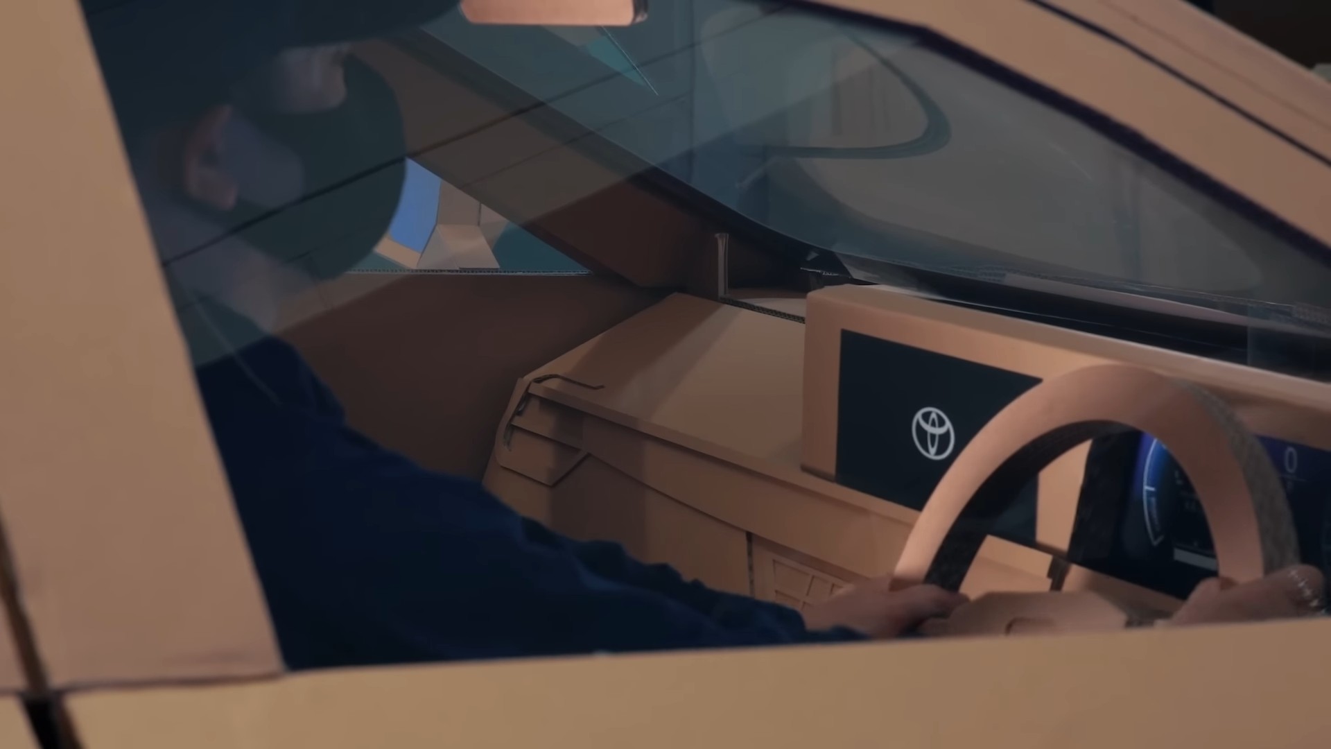 YouTuber Recreates The Toyota Crown Out Of Cardboard
