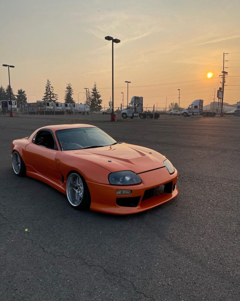 Real-Life Toyota Supra Face-Swapped Mazda RX-7 Looks Like A Glitch In ...