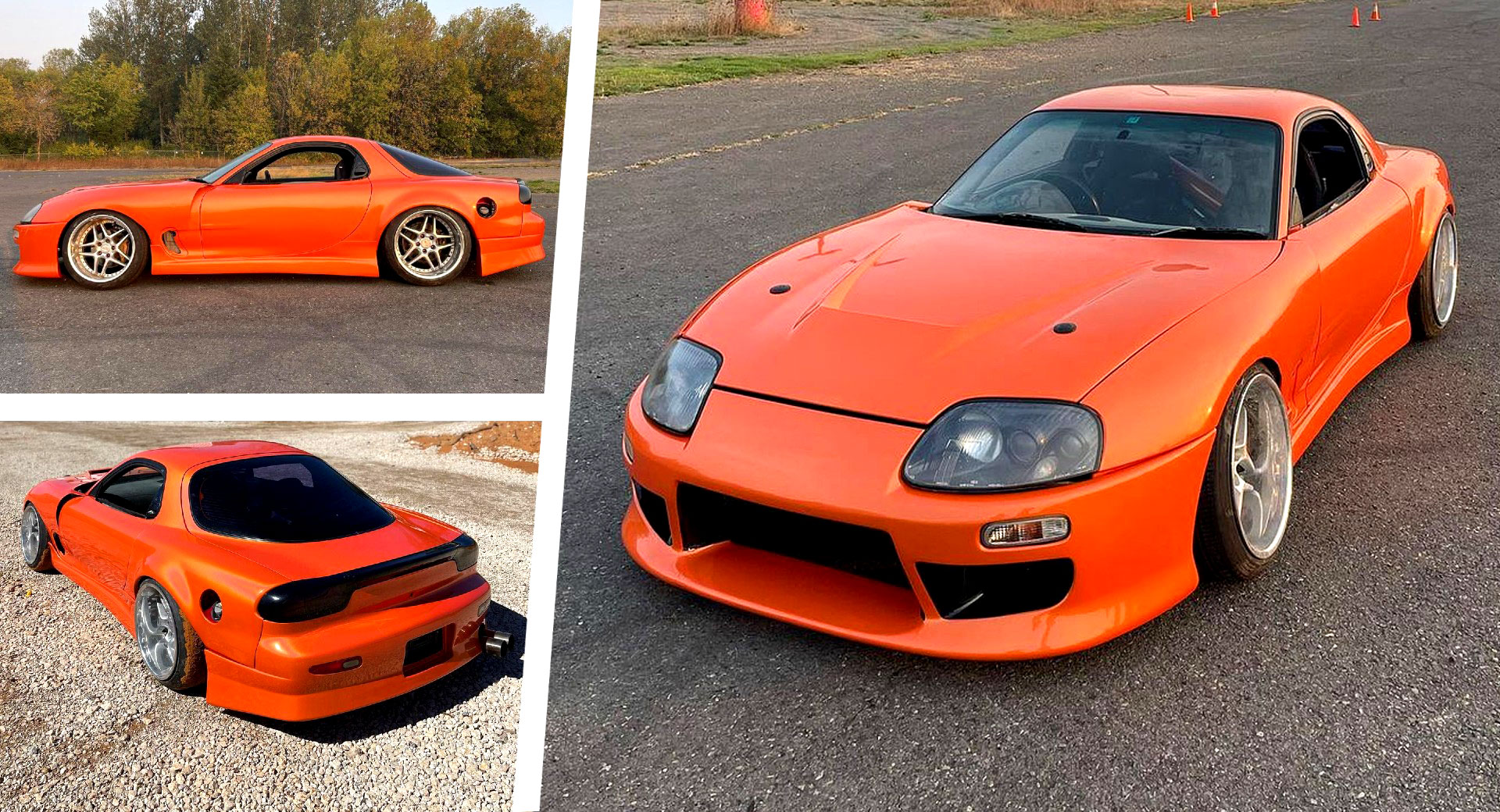 La vraie Toyota Supra Face-Swap Mazda RX-7 ressemble à un pépin dans l’univers