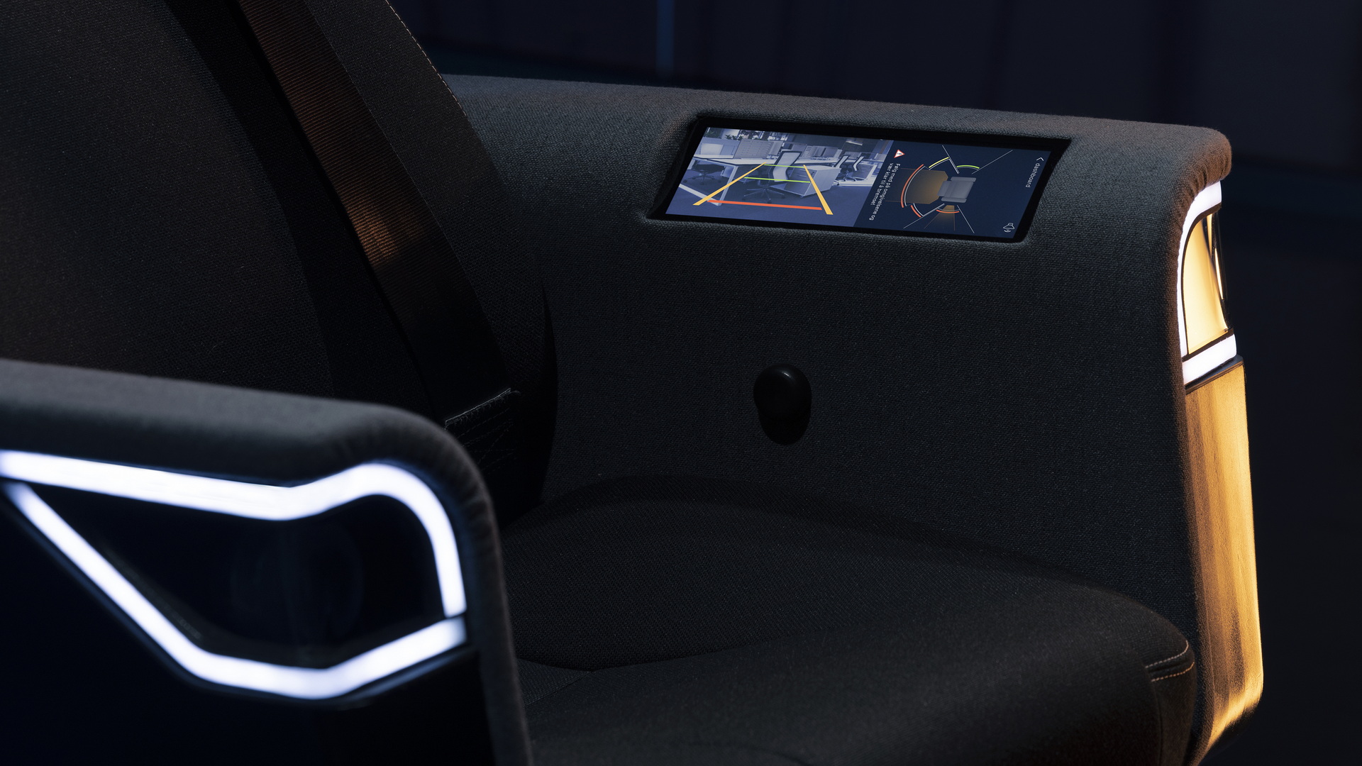 VW’s Electric Office Chair Is Heated, Drivable And Even Has An Infotainment System