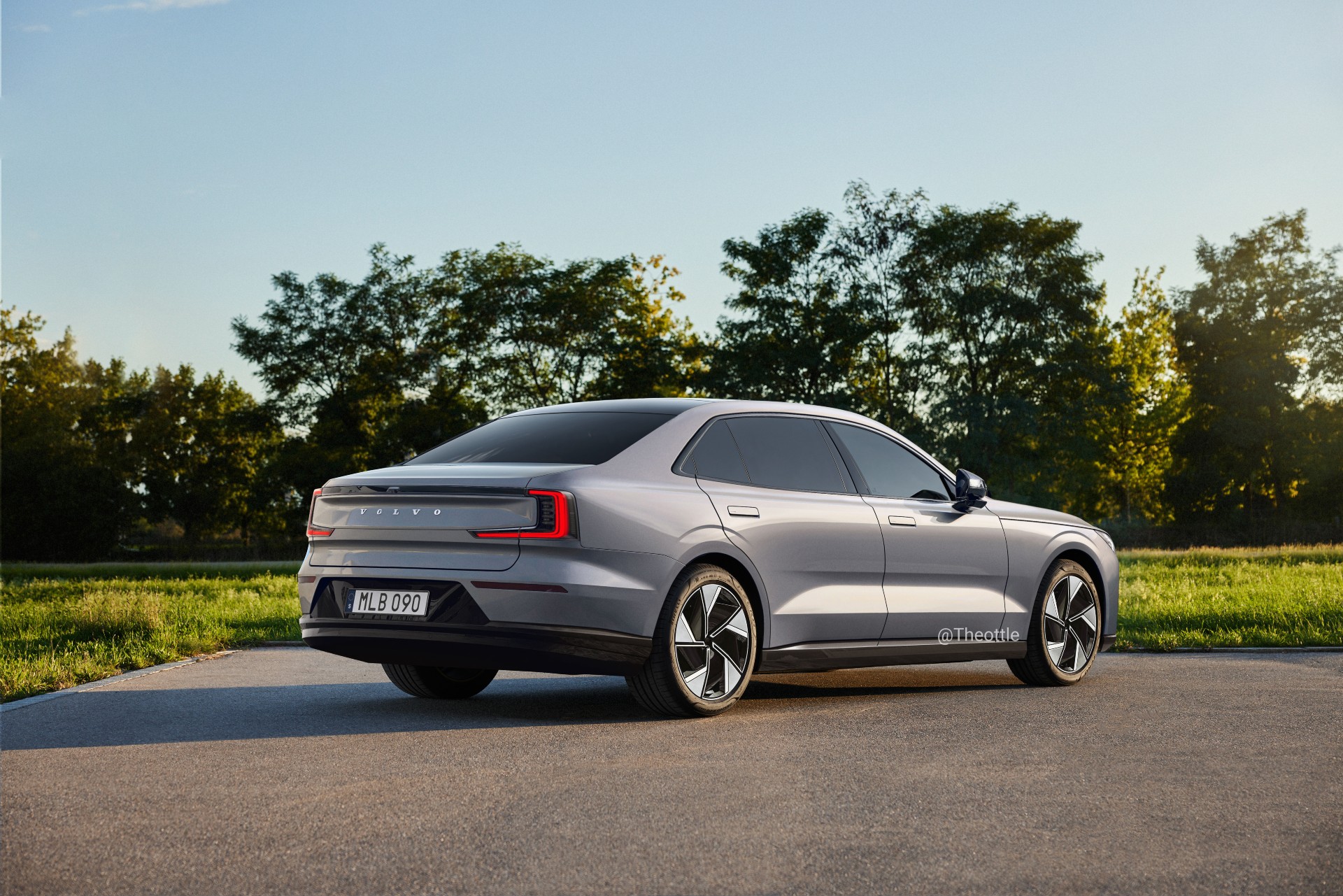 The Volvo ES100 Is A Fictional BMW i7 Rival Inspired By The EX90