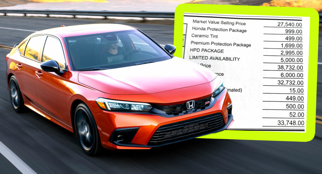  Honda Dealer’s $8k In Markups And Add-Ons Takes All The Appeal Out Of Civic Si For One Customer