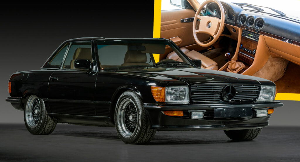  This Manual 1982 Mercedes-Benz 500 SL AMG 5.0 Is One Of Just 8 Built For America