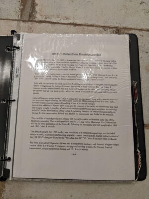 Very Rare Low Mileage Ford Mustang Cobra R Offered At Auction | Carscoops