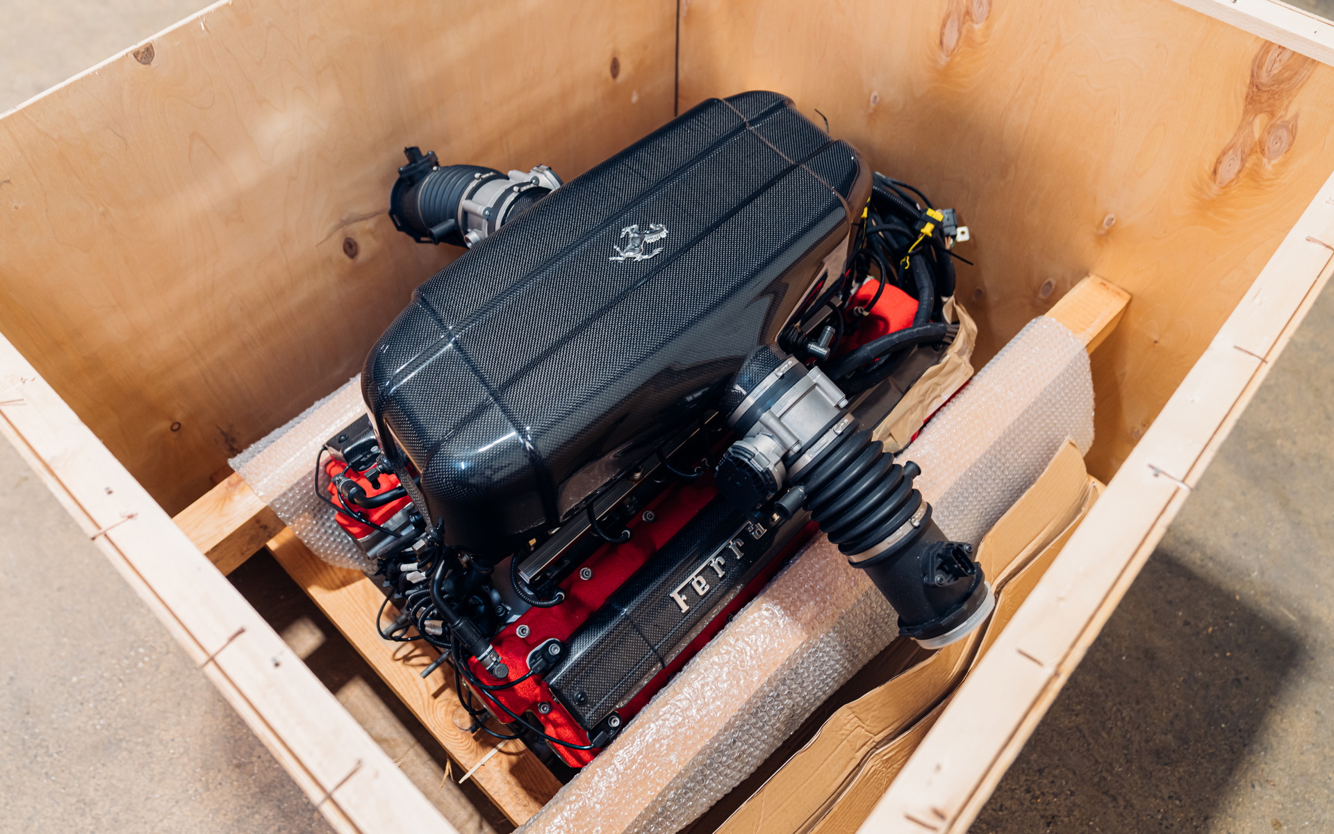 What Would You Do With A Brand New Ferrari Enzo V12 Crate Engine That’s Still In The Box?