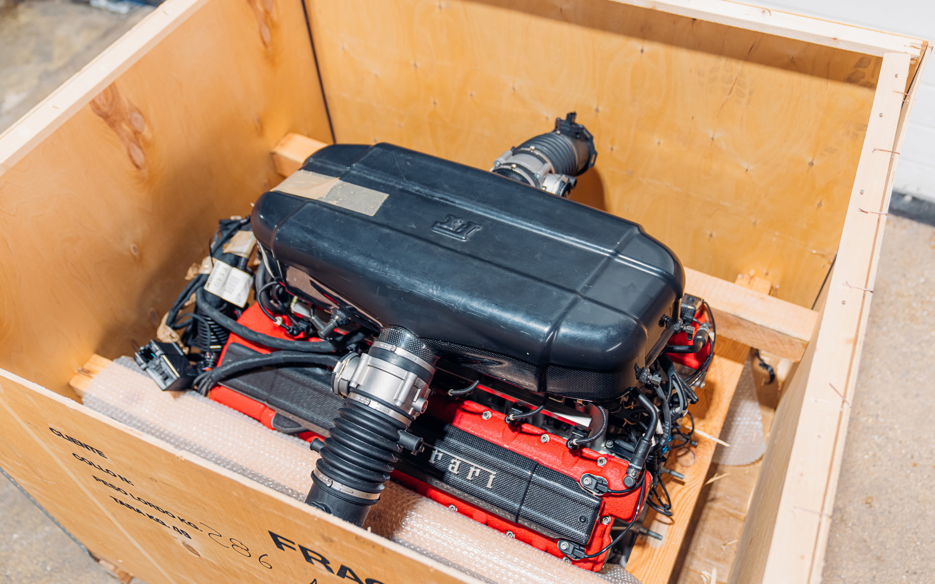What Would You Do With A Brand New Ferrari Enzo V12 Crate Engine That’s Still In The Box?