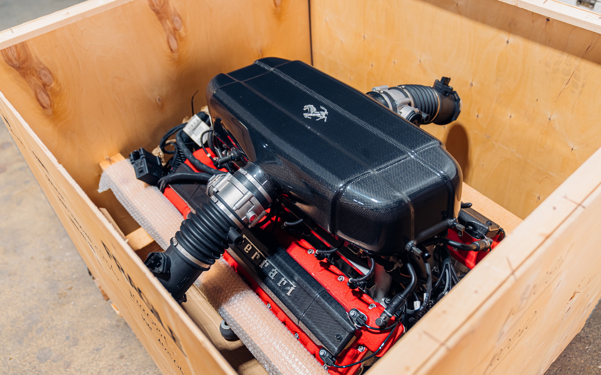 What Would You Do With A Brand New Ferrari Enzo V12 Crate Engine That’s Still In The Box?
