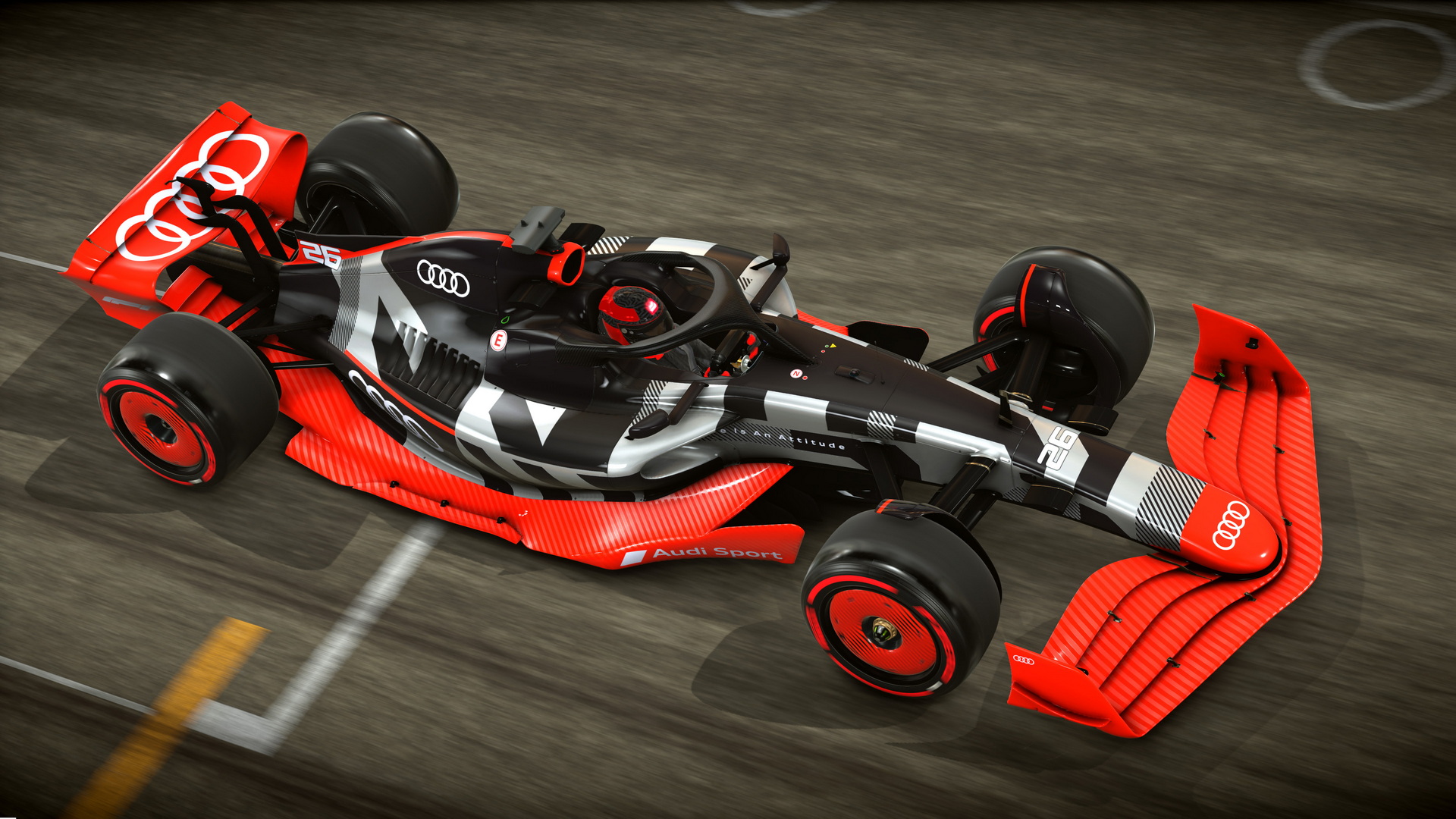 You Can Now Drive The Audi Show Car In The F1 2022 Video Game