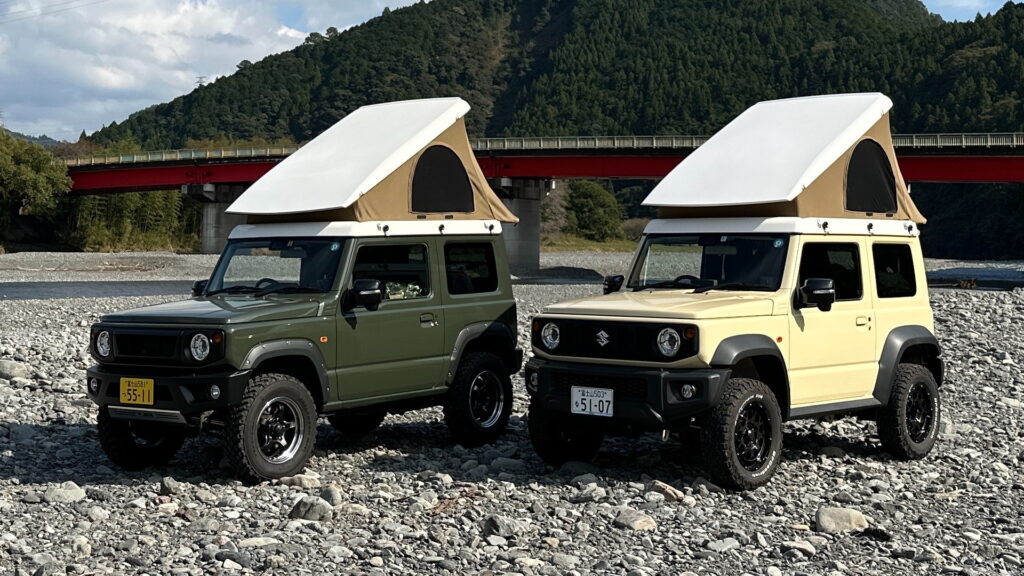  Turn Your Suzuki Jimny Into A Camper With The Canotier J3 Pop-Top Tent