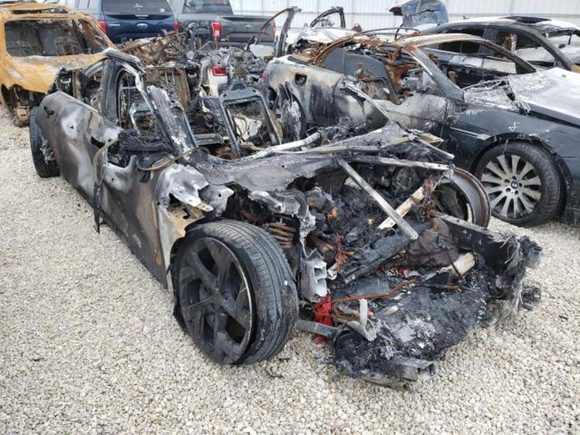 What Would Anyone Do With A Lucid Air Dream Burnt To The Ground After Flooding?