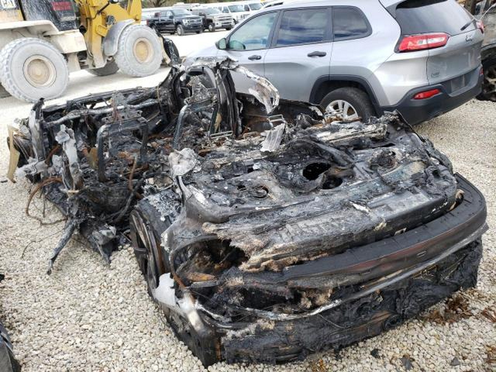 What Would Anyone Do With A Lucid Air Dream Burnt To The Ground After Flooding?