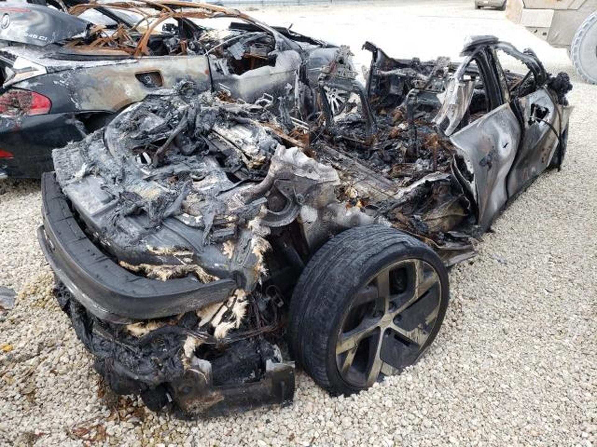 What Would Anyone Do With A Lucid Air Dream Burnt To The Ground After Flooding?