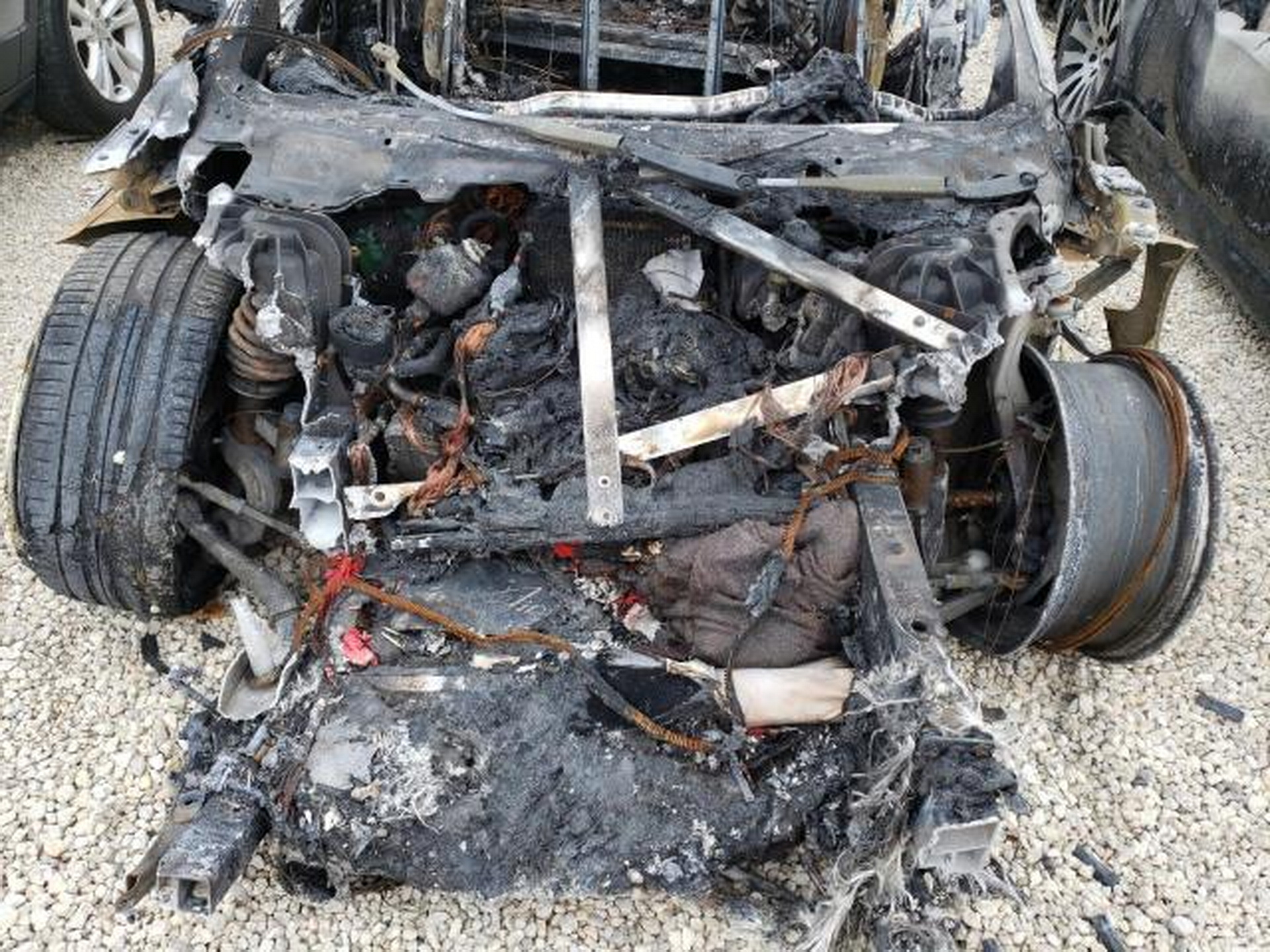What Would Anyone Do With A Lucid Air Dream Burnt To The Ground After Flooding?
