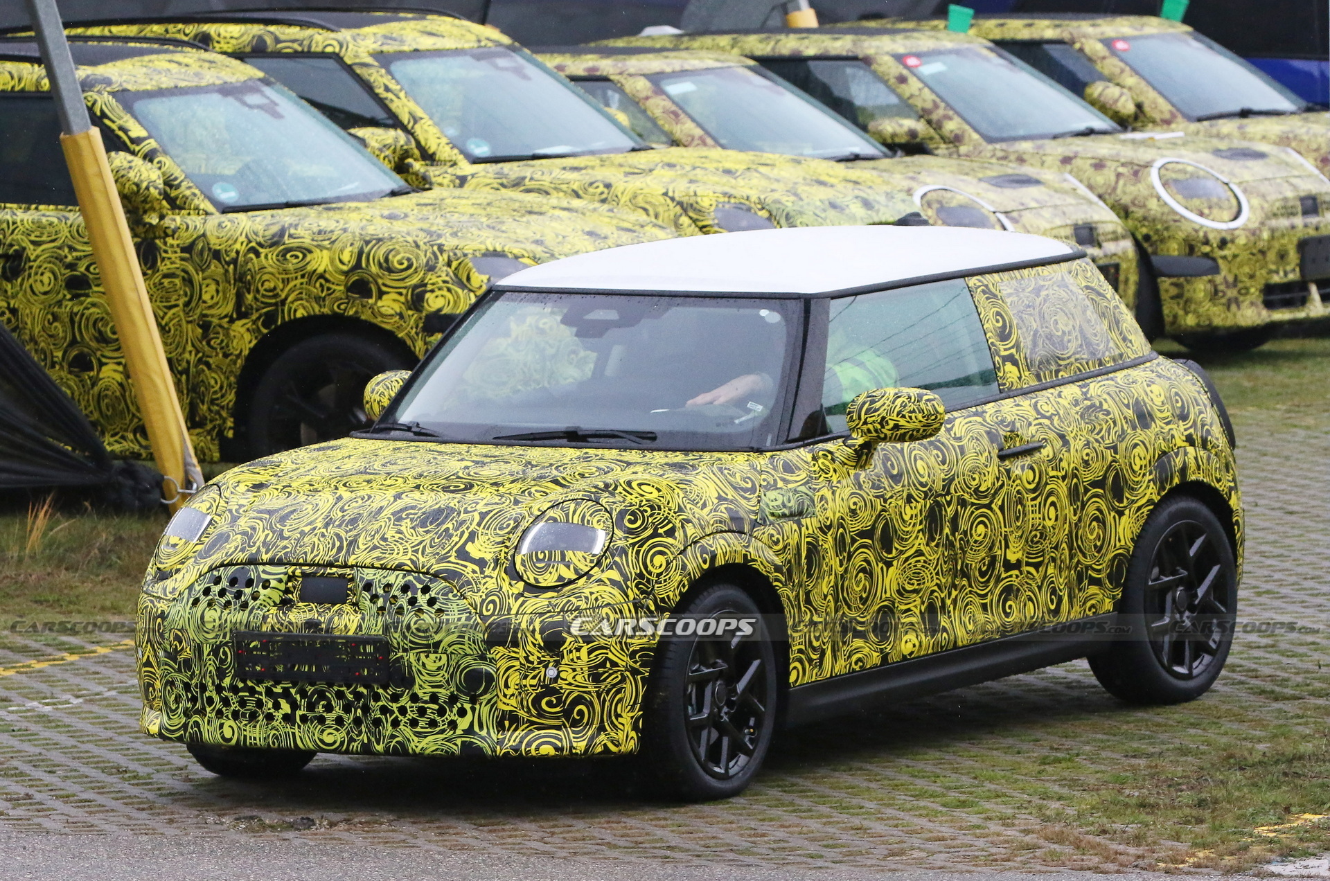 2023 MINI Cooper Facelift Spied Wearing Its Production Light Units
