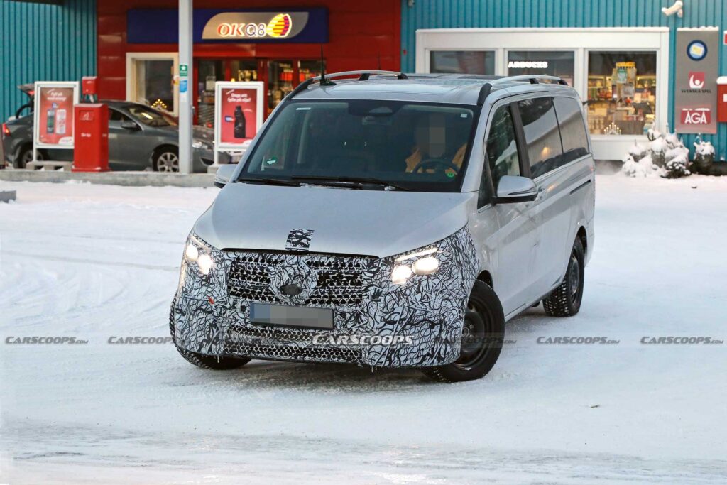 2024 Facelifted Mercedes EQV And V-Class Hope You'll Forget About VW's  ID.Buzz And T7 | Carscoops