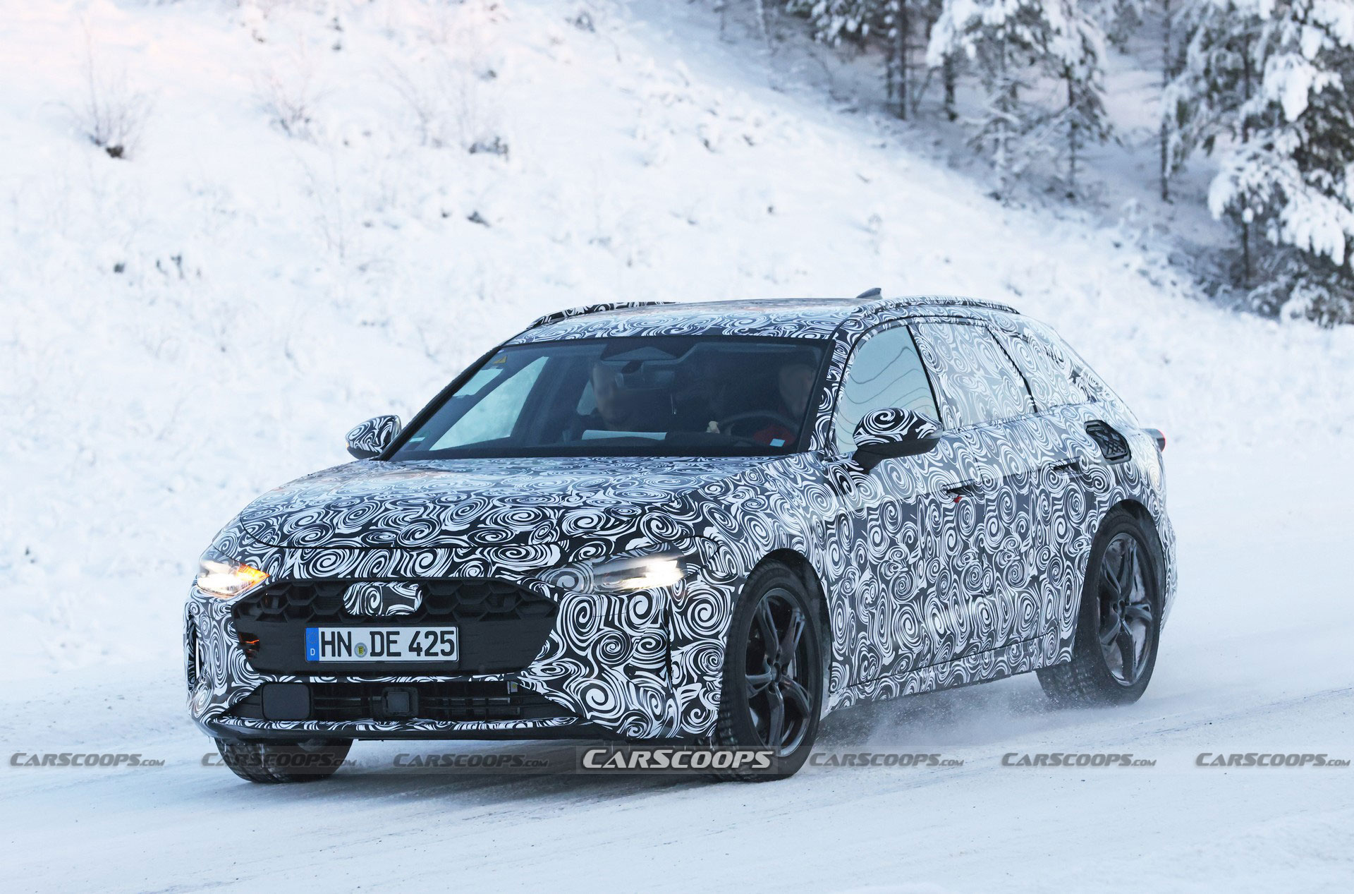 2024 Audi A4 Avant Spied With Plug-In Hybrid Powertrain And What Appears To Be A Massive Panoramic Glass Roof