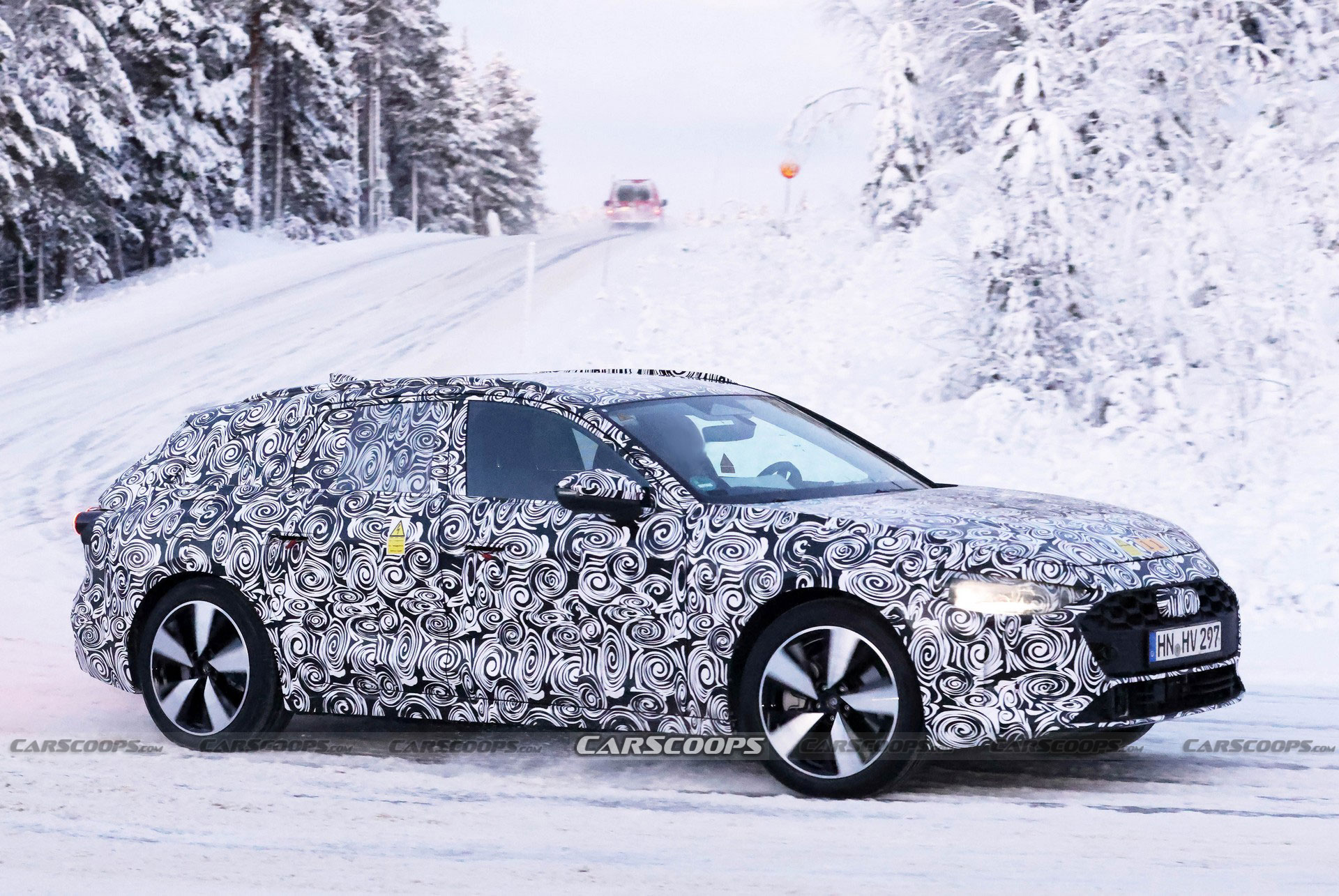 2024 Audi A4 Avant Spied With Plug-In Hybrid Powertrain And What Appears To Be A Massive Panoramic Glass Roof