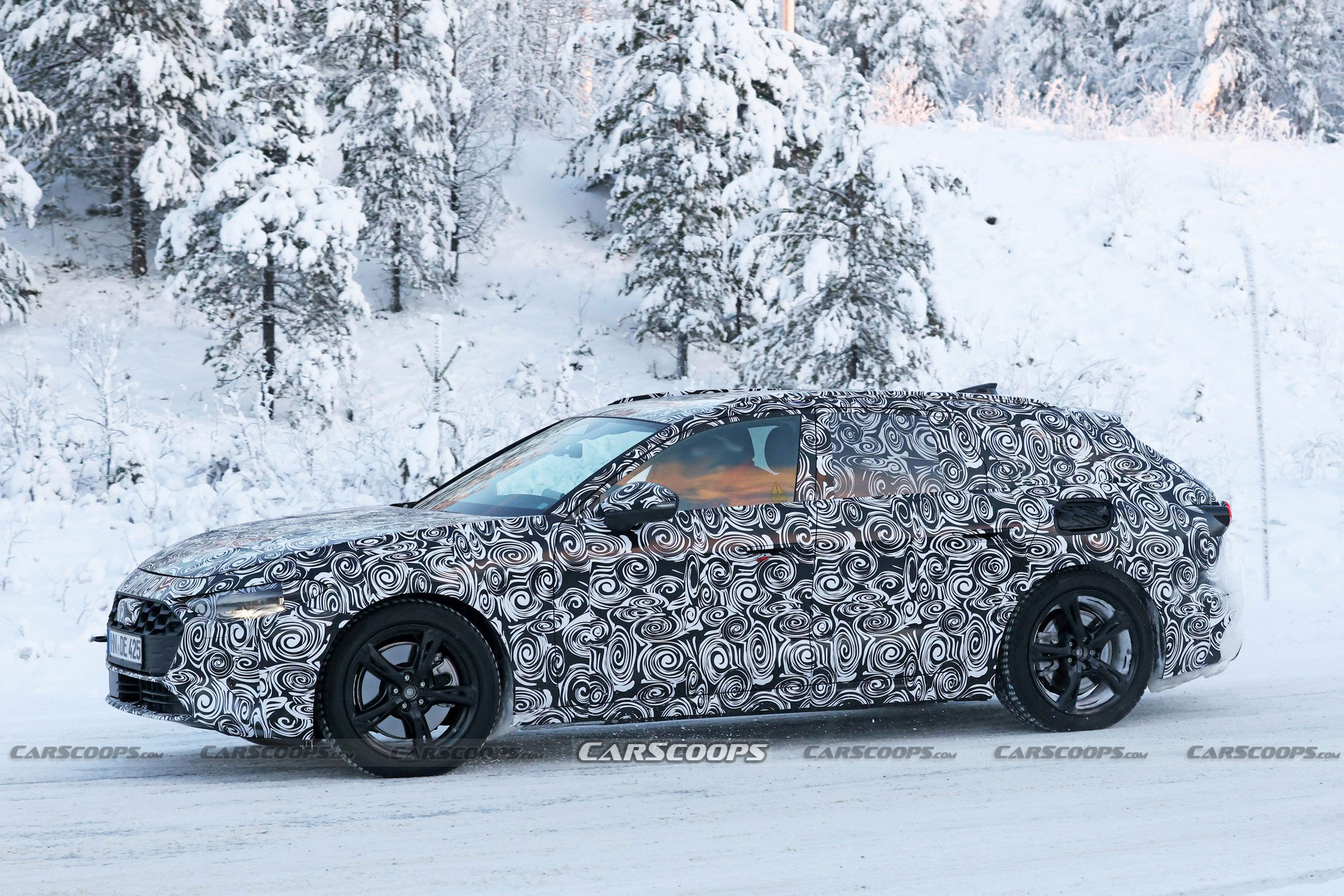 2024 Audi A4 Avant Spied With Plug-In Hybrid Powertrain And What Appears To Be A Massive Panoramic Glass Roof