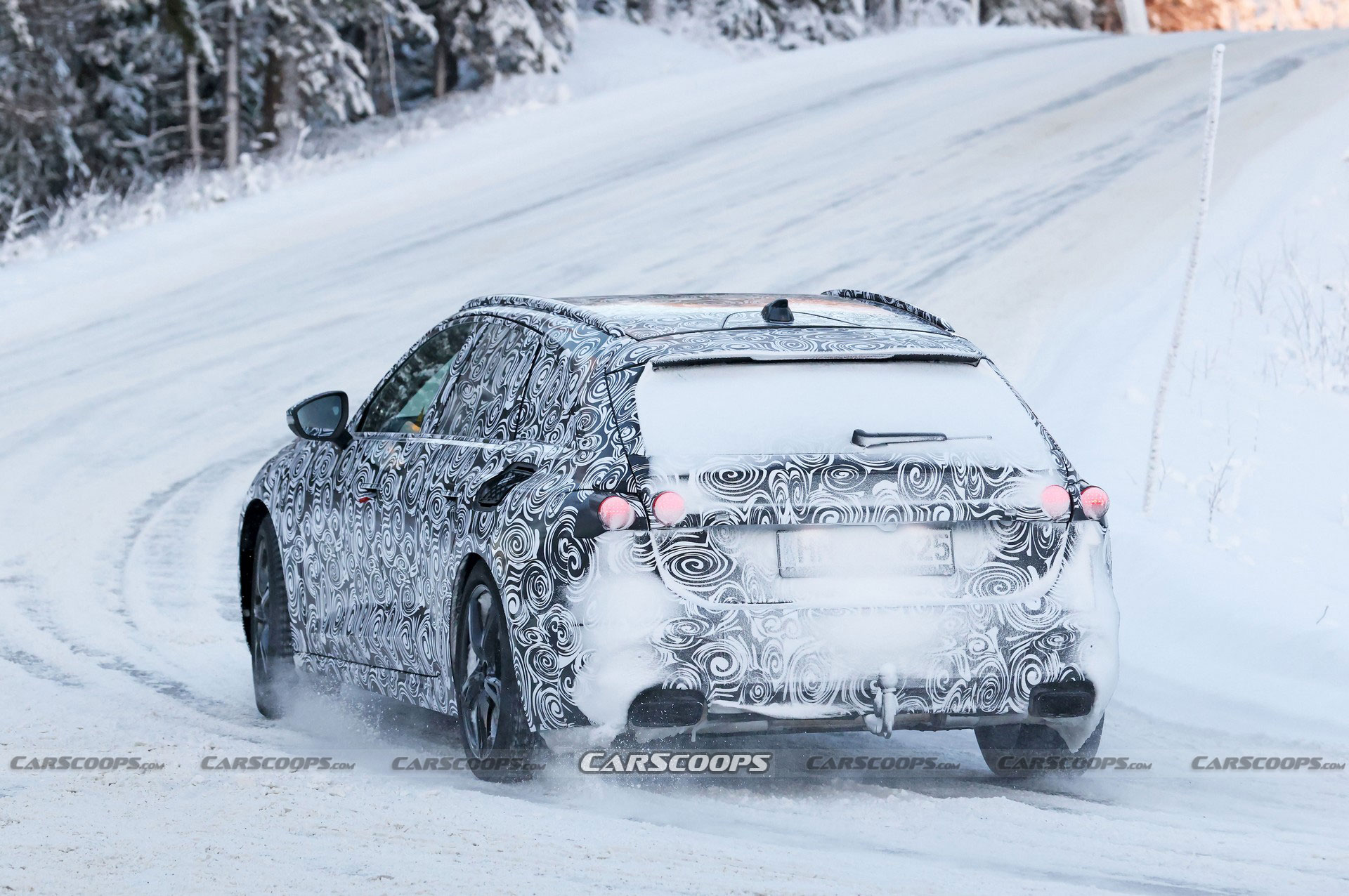 2024 Audi A4 Avant Spied With Plug-In Hybrid Powertrain And What Appears To Be A Massive Panoramic Glass Roof