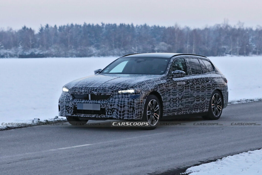 2024 BMW i5 Touring Spied As An Electrifying SUV Alternative | Carscoops