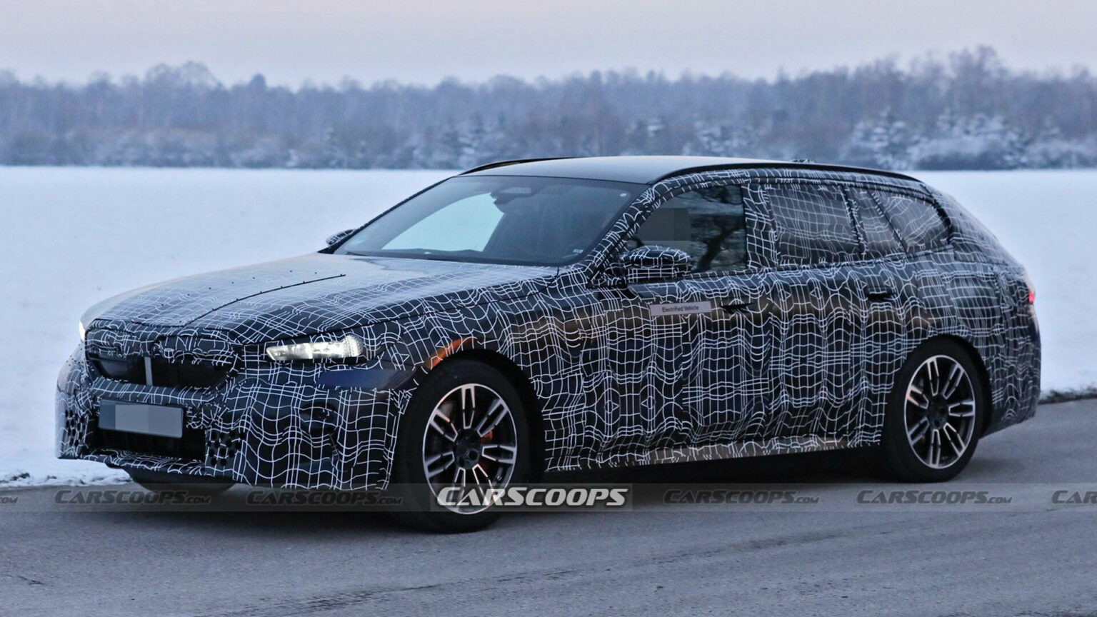 2024 BMW i5 Touring Spied As An Electrifying SUV Alternative | Carscoops