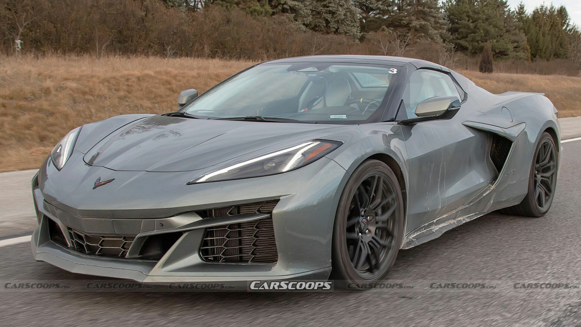 Is This An Undisguised 2024 Corvette ERay Hybrid Or The 2023 Z06?