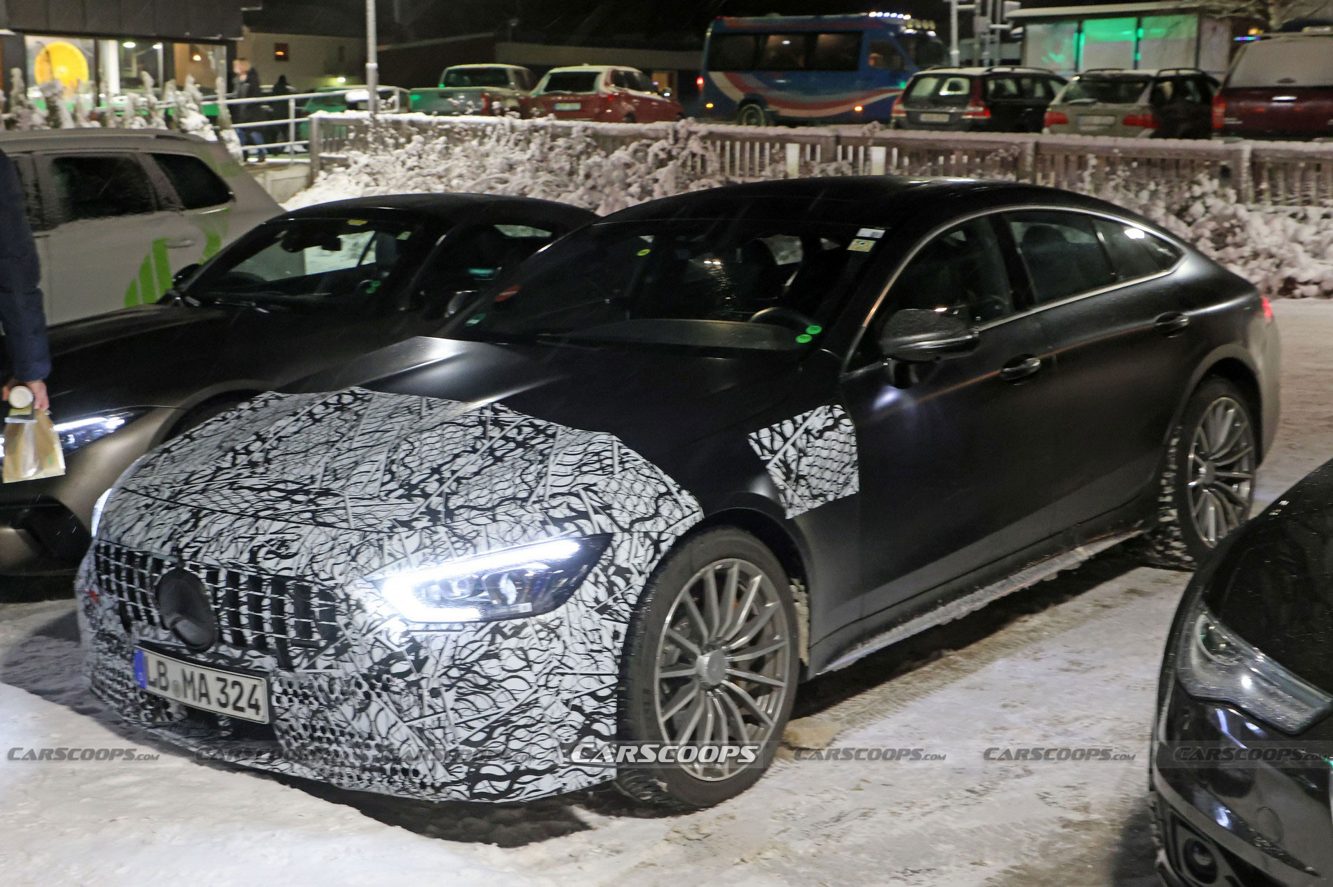 2024 Mercedes-AMG GT 4-Door Spied Inside And Out, Facelifted Model Set For An Evolutionary Update