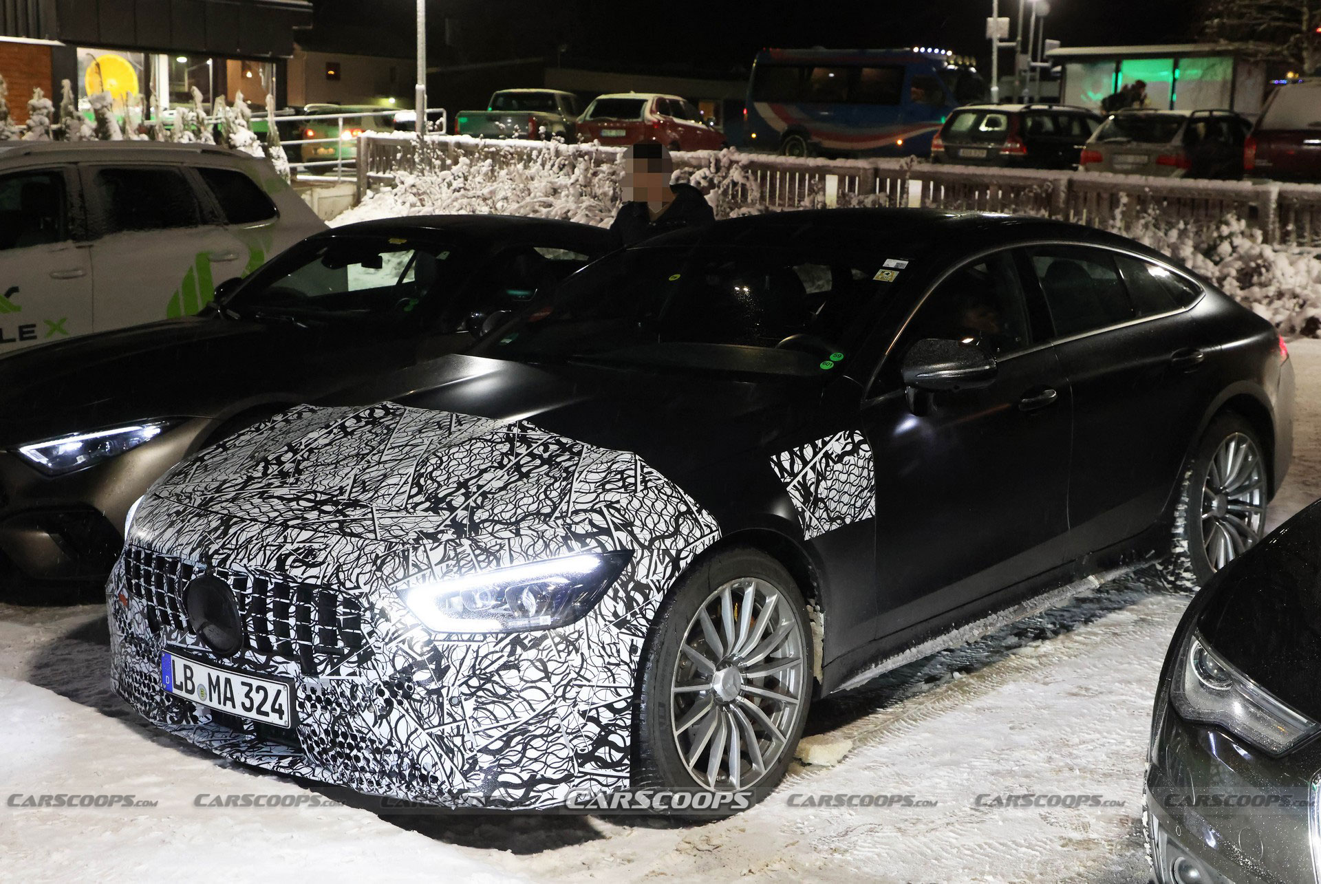 2024 Mercedes-AMG GT 4-Door Spied Inside And Out, Facelifted Model Set For An Evolutionary Update