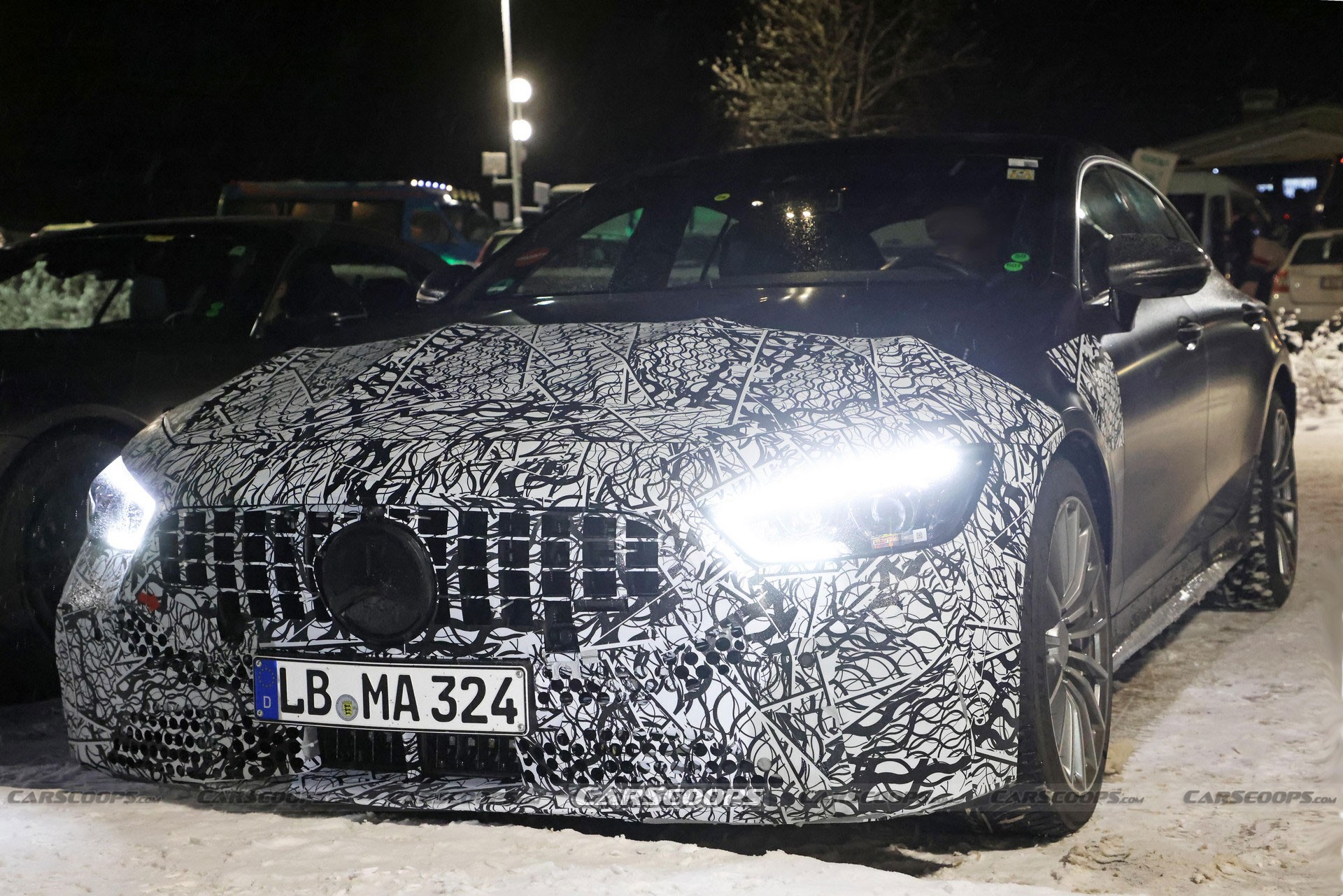 2024 Mercedes-AMG GT 4-Door Spied Inside And Out, Facelifted Model Set For An Evolutionary Update