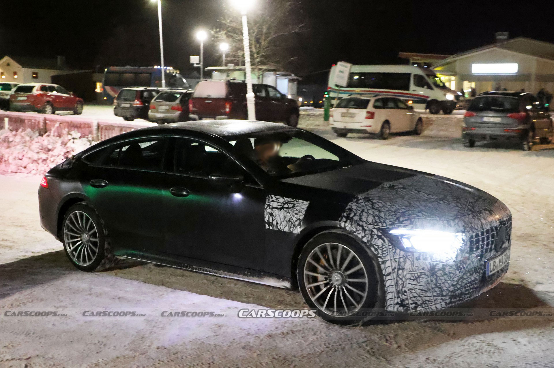 2024 Mercedes-AMG GT 4-Door Spied Inside And Out, Facelifted Model Set For An Evolutionary Update