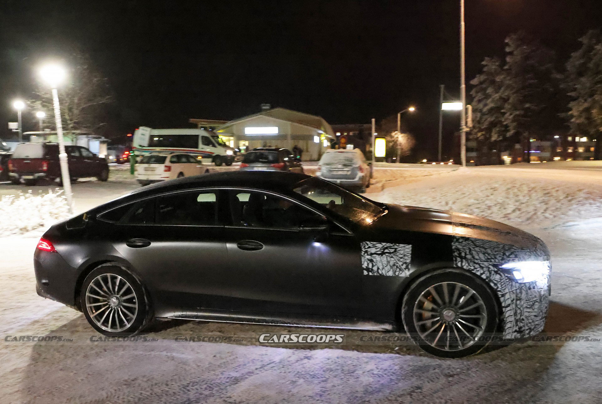 2024 Mercedes-AMG GT 4-Door Spied Inside And Out, Facelifted Model Set For An Evolutionary Update