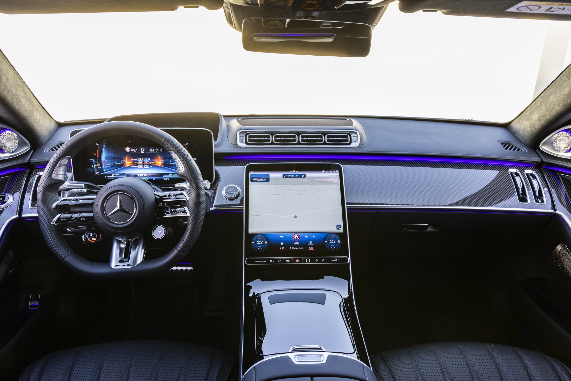 2024 Mercedes-AMG S63 Hybrid Gets 791 HP, 33-Mile EV Range And Panamericana Grille