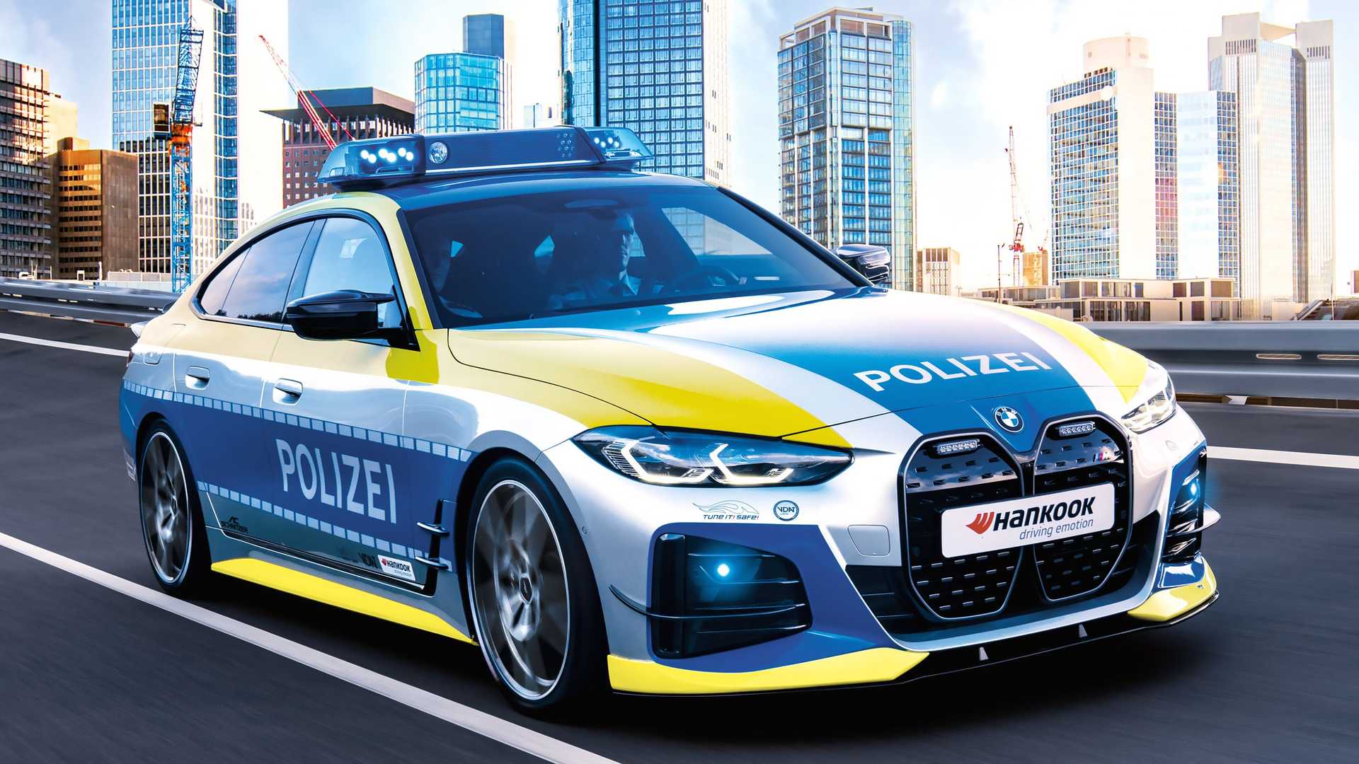 AC Schnitzer Created A BMW i4 M50 Police Car