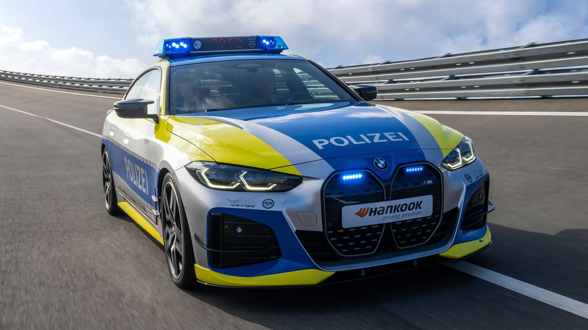 AC Schnitzer Created A BMW i4 M50 Police Car