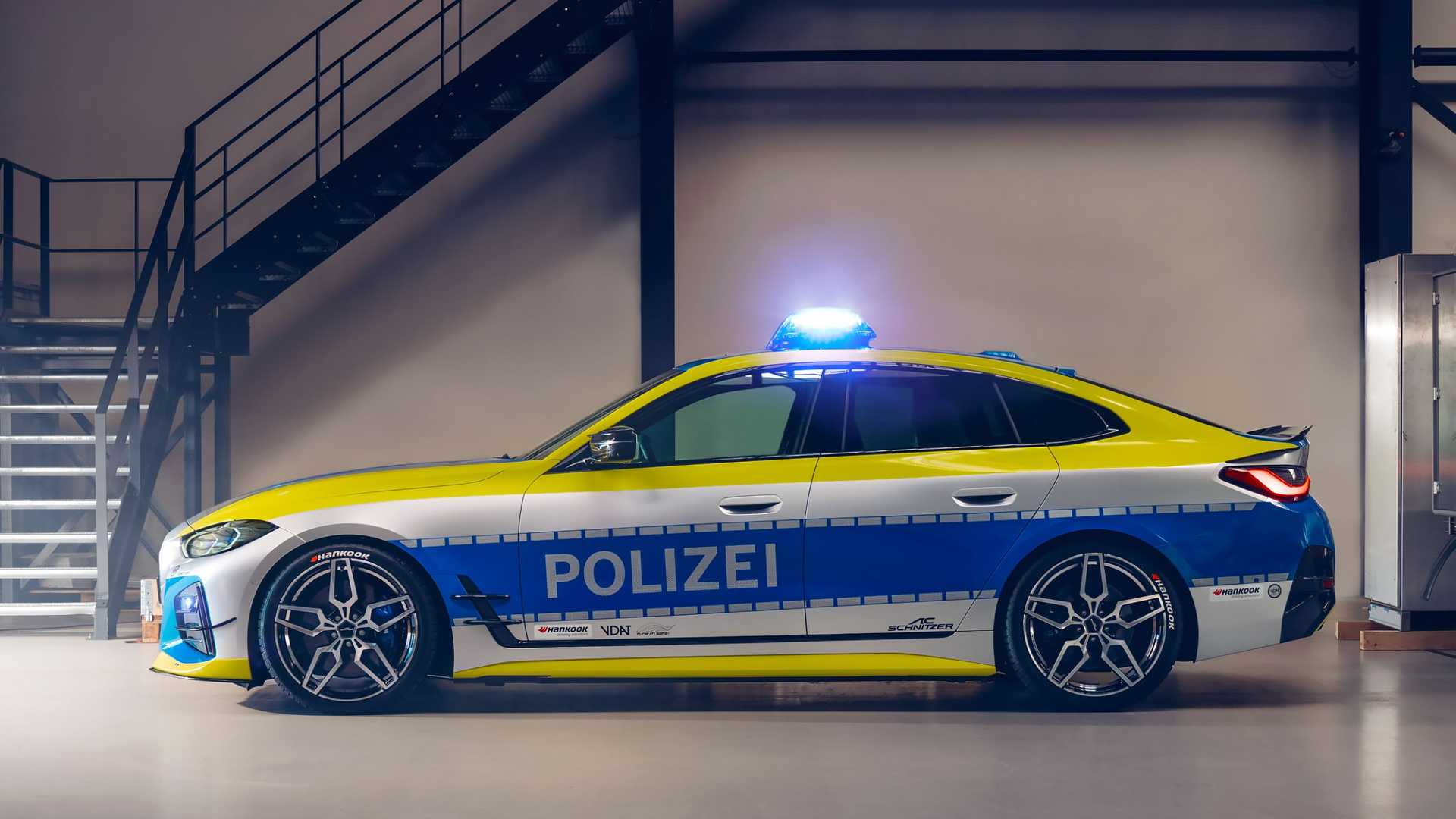 AC Schnitzer Created A BMW i4 M50 Police Car