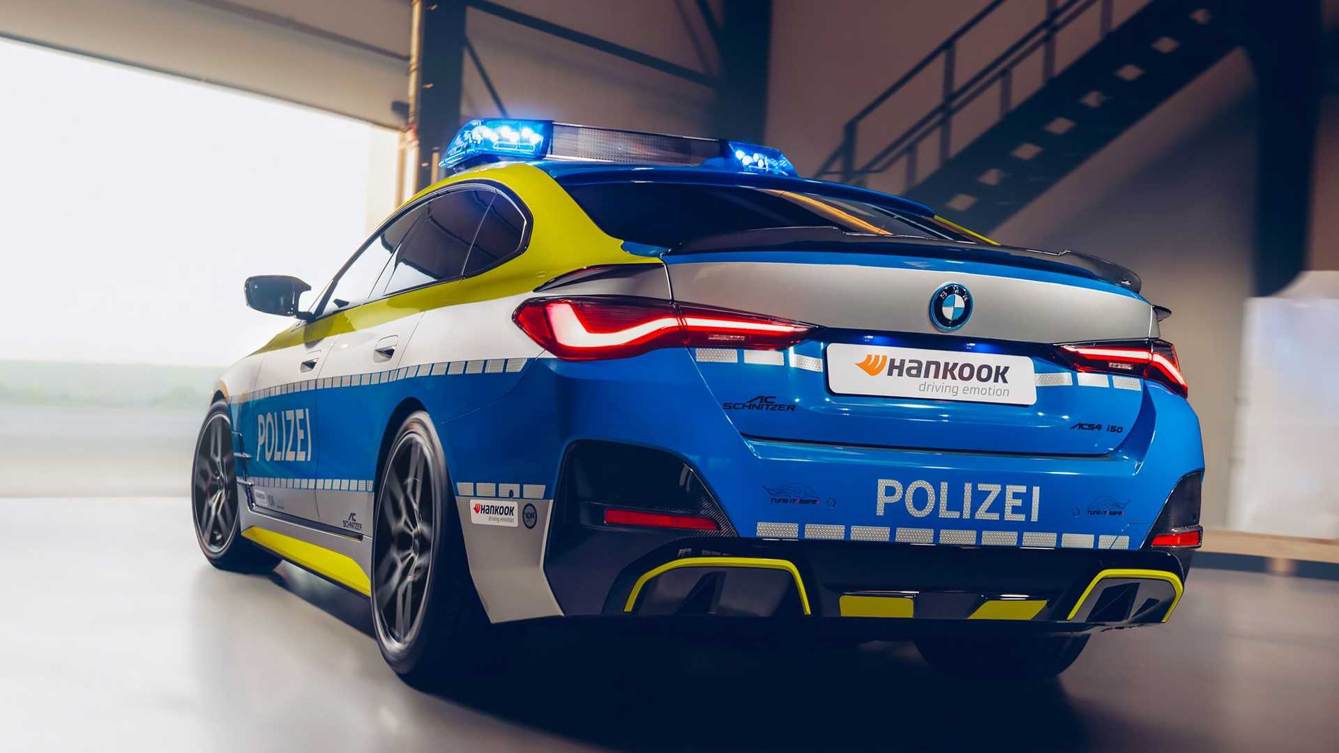 AC Schnitzer Created A BMW i4 M50 Police Car