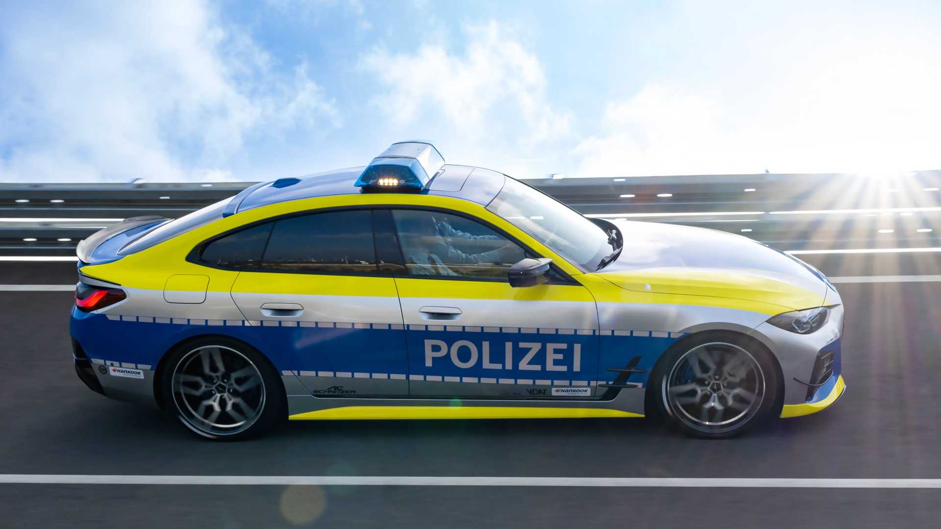 AC Schnitzer Created A BMW i4 M50 Police Car