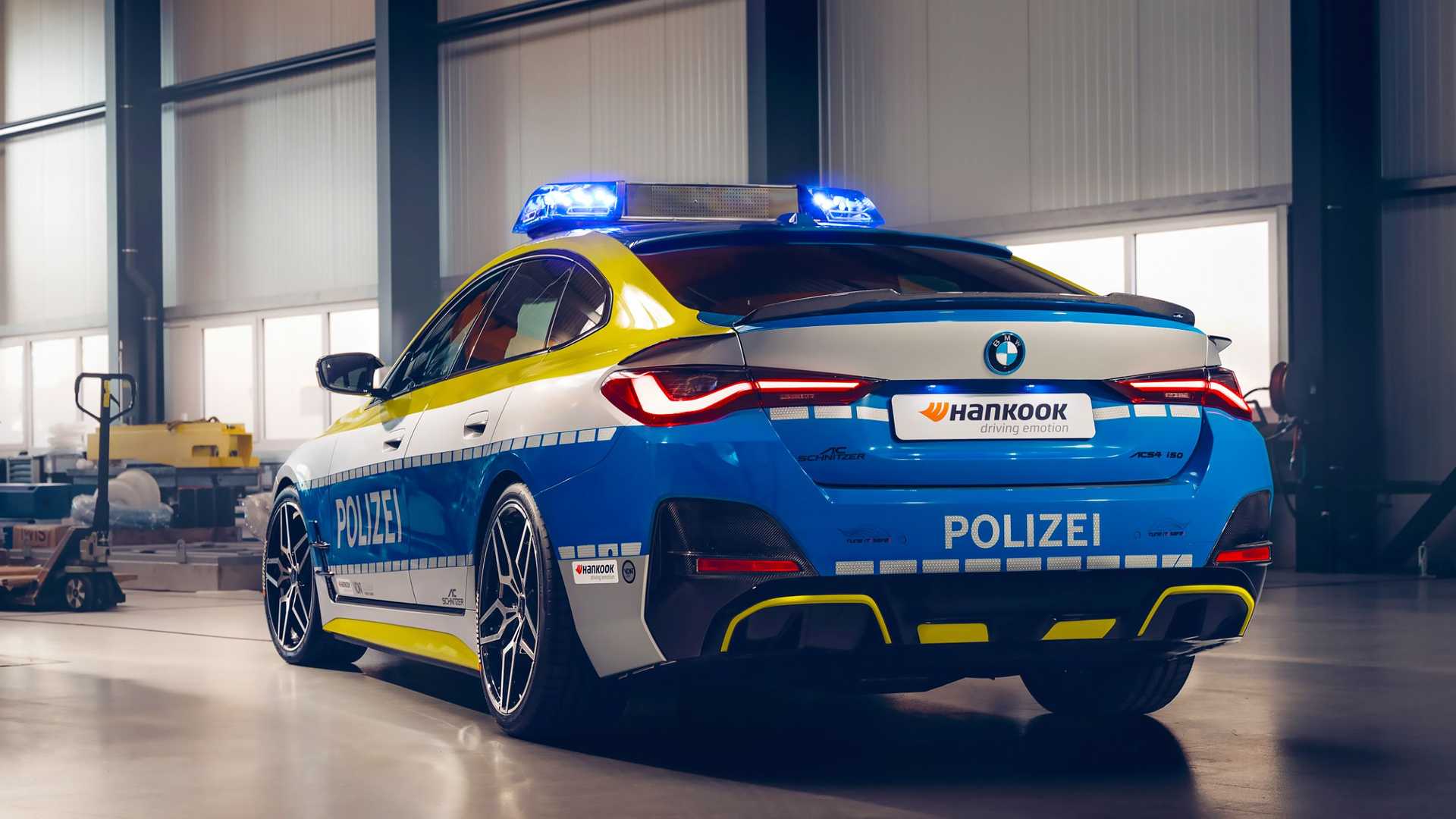 AC Schnitzer Created A BMW i4 M50 Police Car