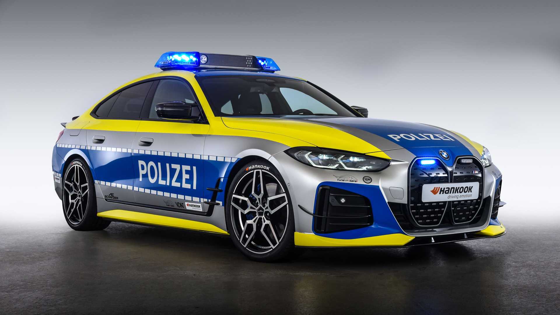 AC Schnitzer Created A BMW i4 M50 Police Car